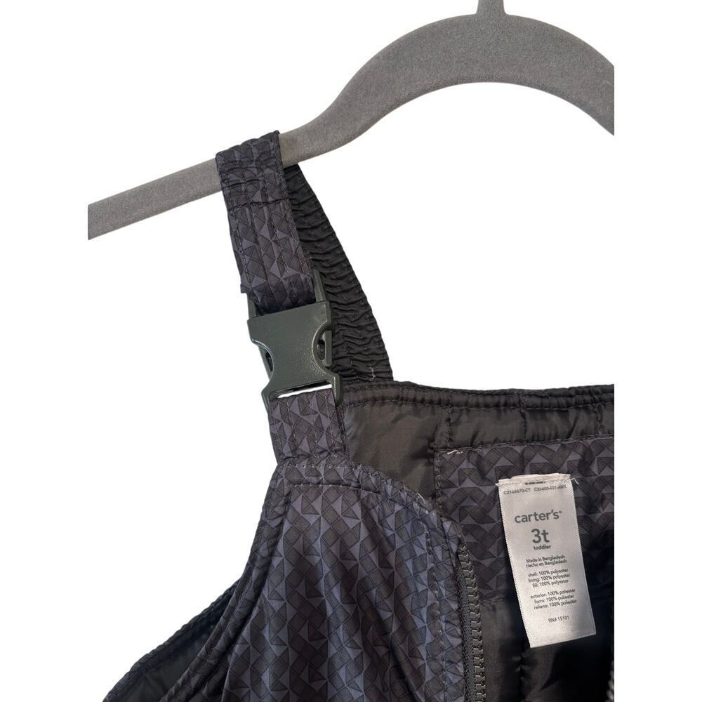 Carter’s Toddler Snow Bib Overalls 3T Insulated Winter Ski Snow Pants Unisex - Picture 5 of 7